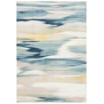 thumbnail image 1 of SAFAVIEH Skyler Ilija Abstract Area Rug, Beige/Navy, 5'5" x 7'7", 1 of 8
