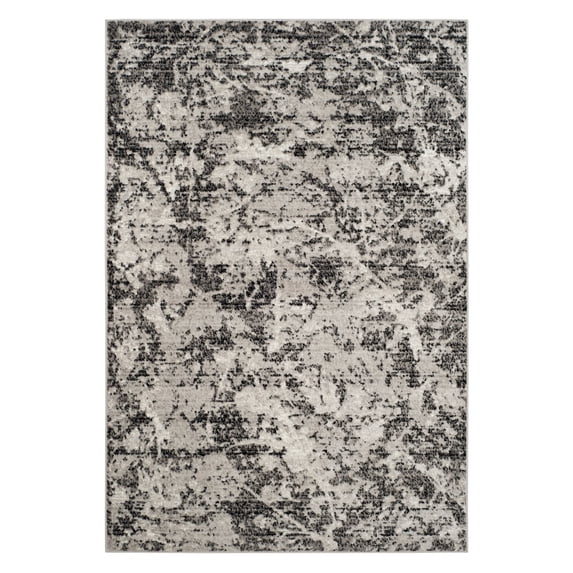 SAFAVIEH Skyler Joisse Abstract Area Rug, Charcoal/Ivory, 5'1" x 7'6"