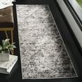 thumbnail image 1 of SAFAVIEH Skyler Joisse Abstract Runner Rug, Charcoal/Ivory, 2' x 8', 1 of 8