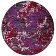 thumbnail image 1 of SAFAVIEH Skyler Joisse Distressed Area Rug, Black/Purple, 6'7" x 6'7" Round, 1 of 8
