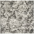 thumbnail image 1 of SAFAVIEH Skyler Joisse Distressed Area Rug, Charcoal/Ivory, 4' x 4' Square, 1 of 6