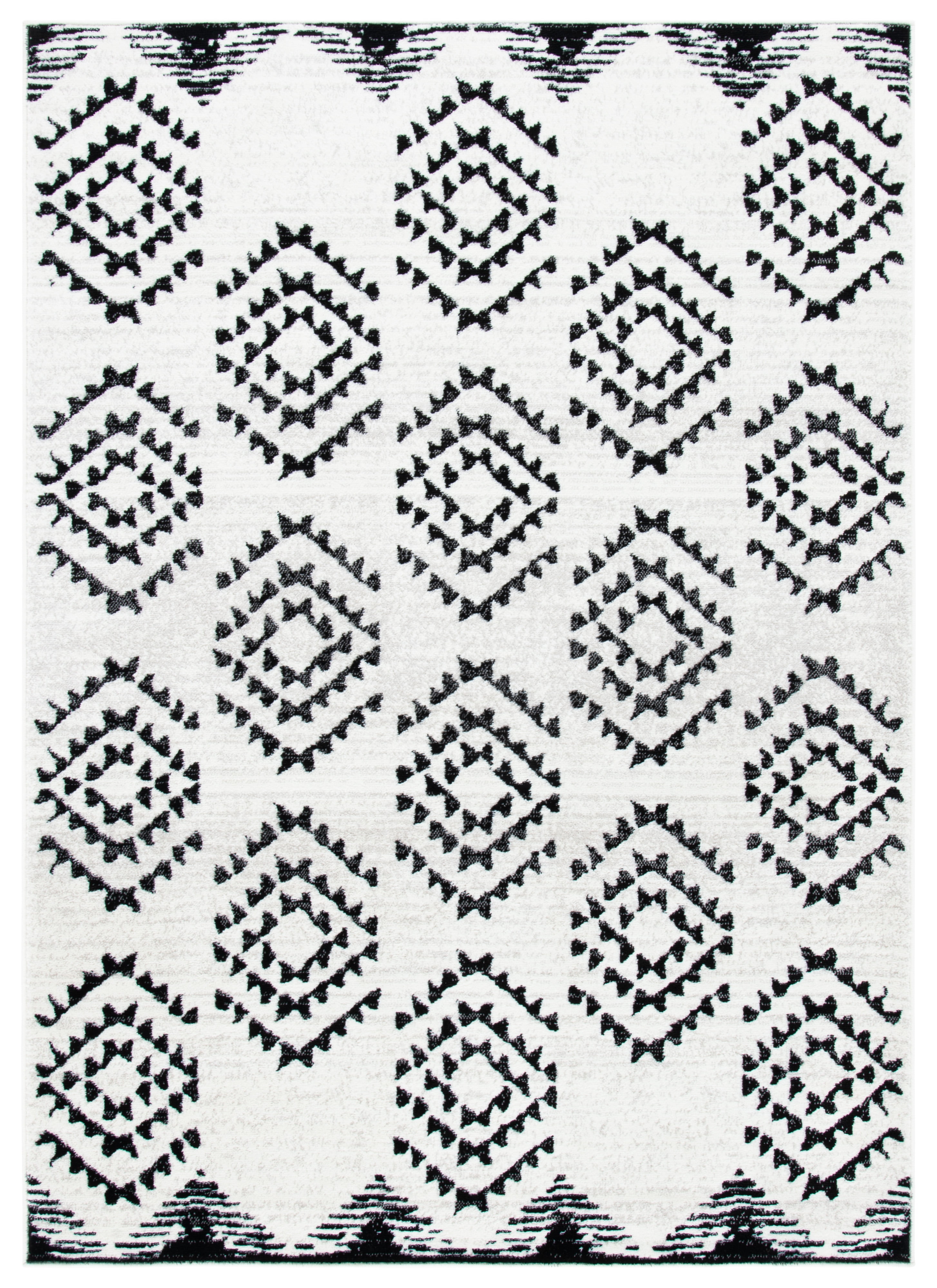 SAFAVIEH Skyler Kandace Oriental Area Rug, Ivory/Black, 4' x 6'