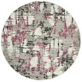 thumbnail image 1 of SAFAVIEH Skyler Langston Distressed Area Rug, Grey/Pink, 8' x 8' Round, 1 of 10