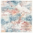 thumbnail image 1 of SAFAVIEH Skyler Luka Distressed Area Rug, Beige/Burgundy, 6'7" x 6'7" Square, 1 of 9