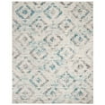 thumbnail image 1 of SAFAVIEH Skyler Salim Geometric Area Rug, Ivory/Blue, 6' x 9', 1 of 11