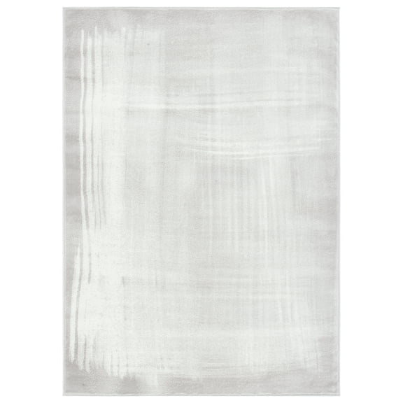 SAFAVIEH Skyler Steward Abstract Area Rug, Grey/Ivory, 5'1" x 7'6"
