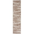 thumbnail image 1 of SAFAVIEH Skyler Walter Abstract Runner Rug, Brown/Ivory, 2'2" x 9', 1 of 7