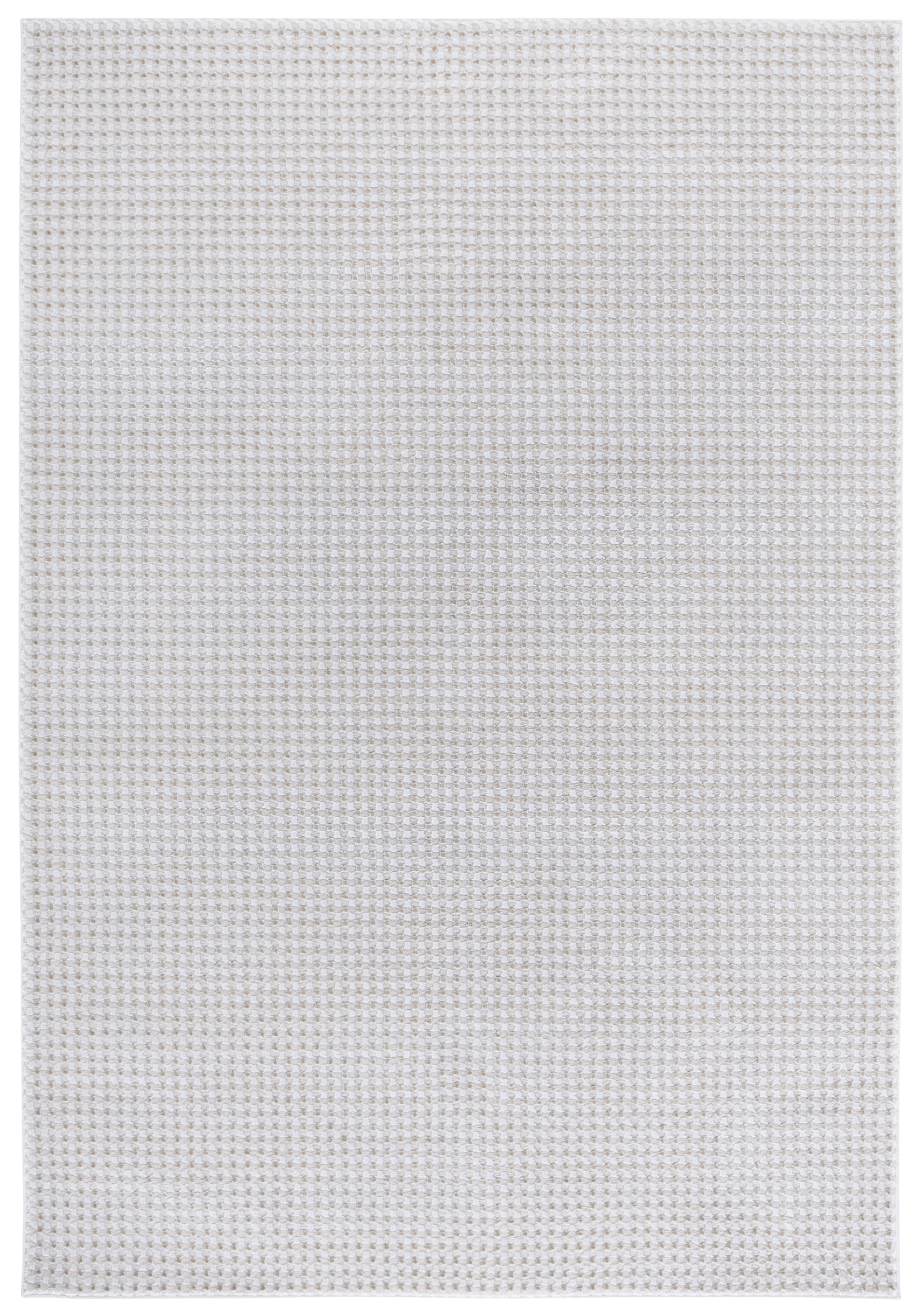 SAFAVIEH Slate Asteria Geometric Area Rug, Beige/Ivory Grey, 5'3" x 7'6"
