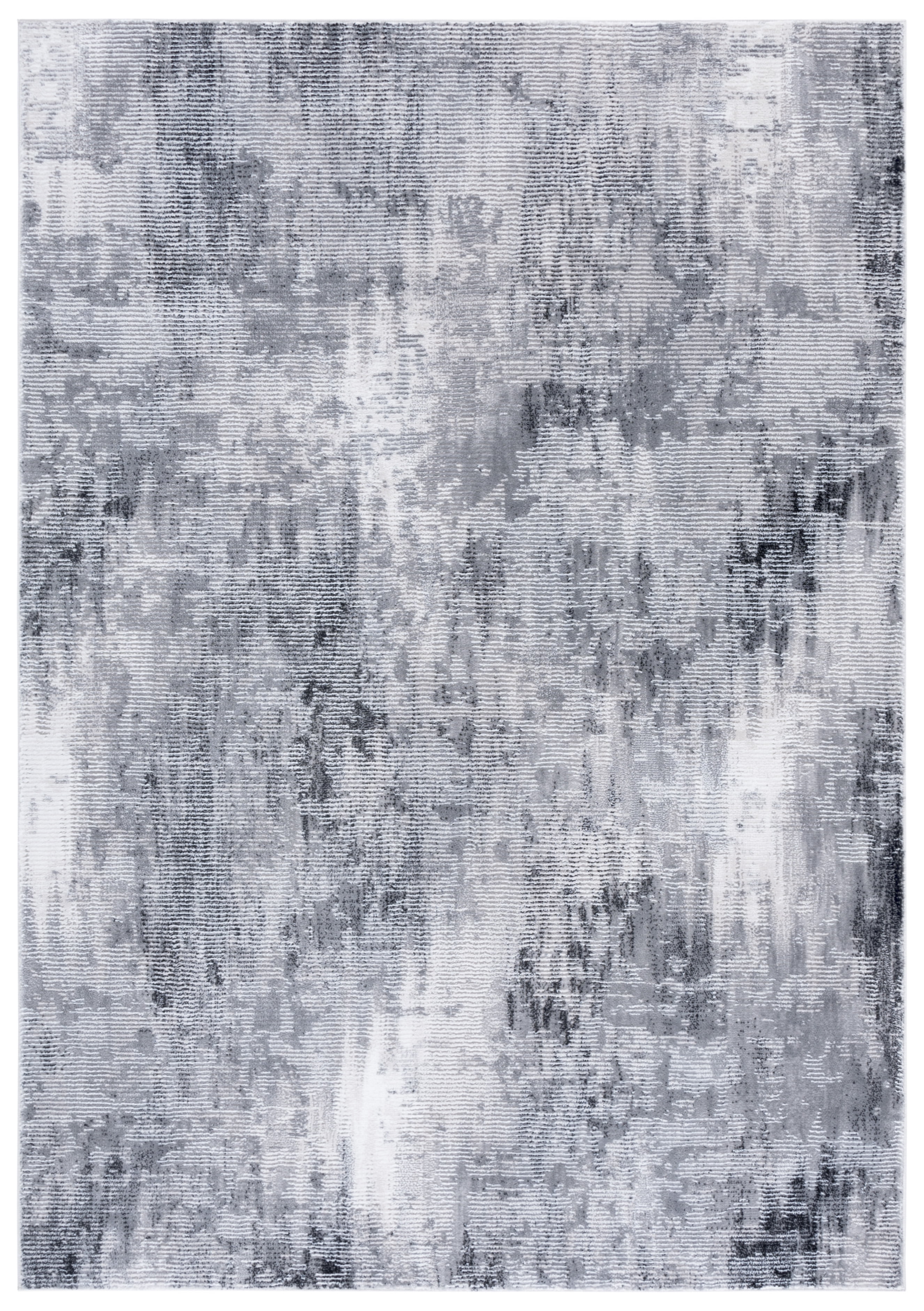 SAFAVIEH Slate Cynthia Distressed Area Rug, Grey/Ivory, 9' x 12'