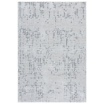 SAFAVIEH Slate Leilah Abstract Area Rug, Light Grey/Grey, 8' x 10'