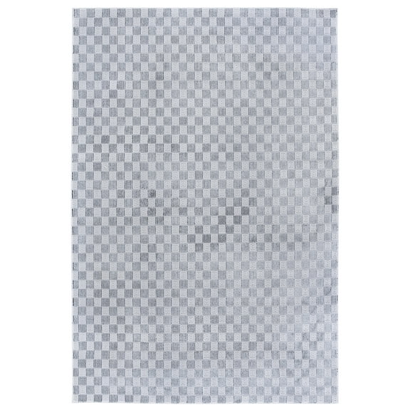 SAFAVIEH Slate Luka Geometric Area Rug, Grey/Ivory Black, 8' x 10'