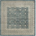 thumbnail image 1 of SAFAVIEH Sofia Cionadogh Border Area Rug, Blue/Beige, 6'7" x 6'7" Square, 1 of 6