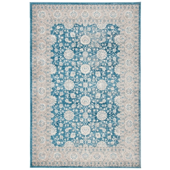 SAFAVIEH Sofia Derrick Oriental Area Rug, Blue/Beige, 3' x 5'