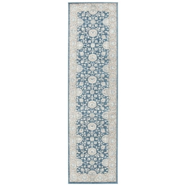SAFAVIEH Sofia Derrick Oriental Runner Rug, Blue/Beige, 2'2" x 8'