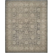 SAFAVIEH Sofia Derrick Traditional Area Rug, Light Grey/Beige, 11 x 15
