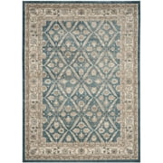 SAFAVIEH Sofia Jerrod Floral Bordered Area Rug, Blue/Beige, 11 x 15