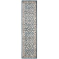 thumbnail image 1 of SAFAVIEH Sofia Jerrod Floral Bordered Runner Rug, Blue/Beige, 2'2" x 6', 1 of 4