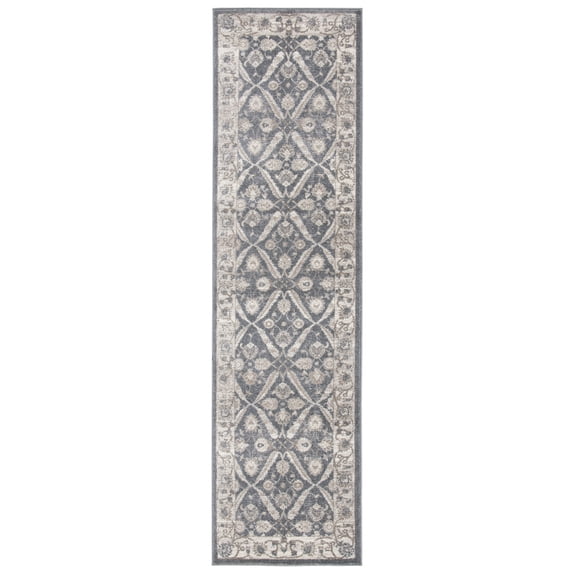 SAFAVIEH Sofia Jerrod Oriental Runner Rug, Dark Grey/Beige, 2'2" x 8'