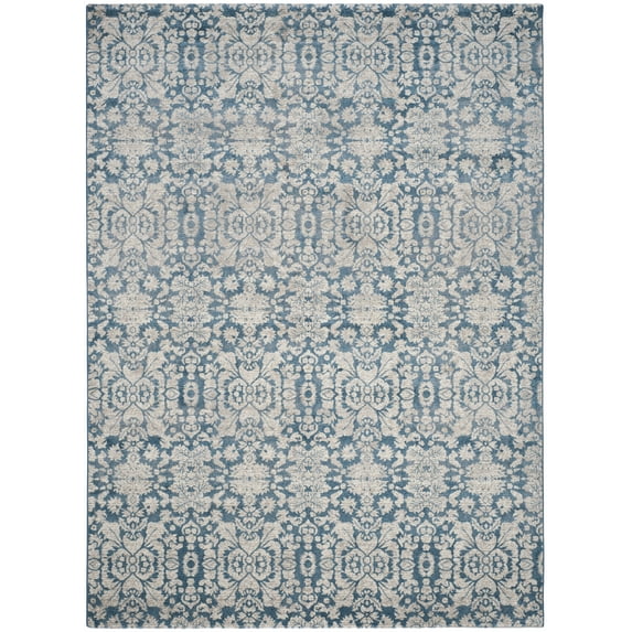 SAFAVIEH Sofia Quintella Damask Area Rug, Blue/Beige, 8' x 10'