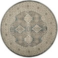 thumbnail image 1 of SAFAVIEH Sofia Raschelle Border Area Rug, Light Grey/Beige, 6'7" x 6'7" Round, 1 of 6