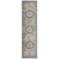 thumbnail image 1 of SAFAVIEH Sofia Waylon Geometric Bordered Runner Rug, Light Grey/Blue, 2'2" x 10', 1 of 5