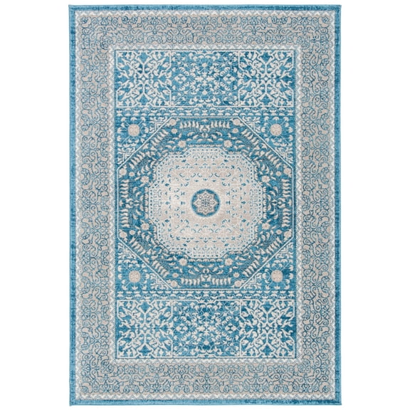 SAFAVIEH Sofia Waylon Oriental Area Rug, Blue/Beige, 5'1" x 7'7"