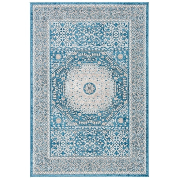 SAFAVIEH Sofia Waylon Oriental Area Rug, Blue/Beige, 8' x 10'