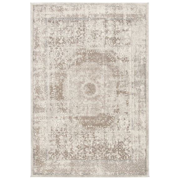SAFAVIEH Sofia Waylon Oriental Area Rug, Ivory/Beige, 5'1" x 7'7"