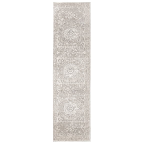 SAFAVIEH Sofia Waylon Oriental Runner Rug, Ivory/Beige, 2'2" x 8'