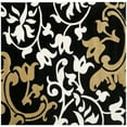 thumbnail image 1 of SAFAVIEH Soho Aaron Abstract Floral Wool Area Rug, Black/Multi, 6' x 6' Square, 1 of 10