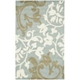 thumbnail image 1 of SAFAVIEH Soho Aaron Abstract Floral Wool Area Rug, Blue/Multi, 9'6" x 13'6", 1 of 6