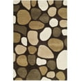 thumbnail image 1 of SAFAVIEH Soho Abbott Geometric Wool Area Rug, Dark Brown/Multi, 2' x 3', 1 of 6