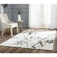 thumbnail image 1 of SAFAVIEH Soho Abby Abstract Wool Area Rug, Ivory/Purple, 7'6" x 9'6", 1 of 5