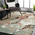 thumbnail image 1 of SAFAVIEH Soho Ace Abstract Wool Area Rug, Blue/Multi, 7'6" x 9'6", 1 of 7