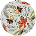 thumbnail image 1 of SAFAVIEH Soho Adrian Floral Wool Area Rug, Blue/Multi, 6' x 6' Round, 1 of 9