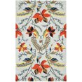 thumbnail image 1 of SAFAVIEH Soho Adrian Floral Wool Area Rug, Blue/Multi, 7'6" x 9'6", 1 of 9