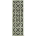 thumbnail image 1 of SAFAVIEH Soho Aiken Geometric Wool Runner Rug, Brown/Gold, 2'6" x 12', 1 of 7
