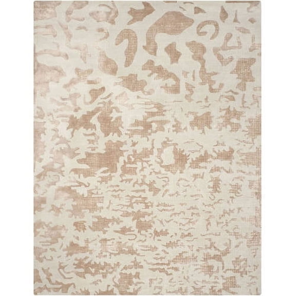 SAFAVIEH Soho Albus Abstract Wool Area Rug, Ivory, 5' x 8'