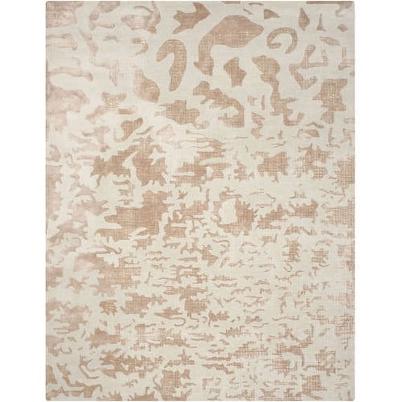 SAFAVIEH Soho Albus Abstract Wool Area Rug, Ivory, 5' x 8'