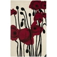 thumbnail image 1 of SAFAVIEH Soho Alfreda Abstract Area Rug, Ivory/Red, 3'6" x 5'6", 1 of 8