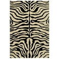 thumbnail image 1 of SAFAVIEH Soho Allyse Striped Wool Area Rug, Black/White, 5' x 8', 1 of 6