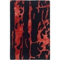 thumbnail image 1 of SAFAVIEH Soho Alura Abstract Wool Area Rug, Black/Red, 2' x 3', 1 of 8