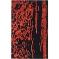 thumbnail image 1 of SAFAVIEH Soho Alura Abstract Wool Area Rug, Black/Red, 8'3" x 11', 1 of 3