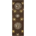 thumbnail image 1 of SAFAVIEH Soho Amory Fire Works Wool Runner Rug, Brown/Multi, 2'6" x 8', 1 of 9