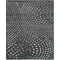 thumbnail image 1 of SAFAVIEH Soho Andrew Polka Dots Wool Area Rug, Dark Grey, 8'3" x 11', 1 of 5