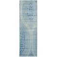 thumbnail image 1 of SAFAVIEH Soho Andrew Geometric Runner Rug, Light Blue, 2'6" x 8', 1 of 6