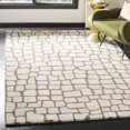 thumbnail image 1 of SAFAVIEH Soho Apollo Geometric Wool Area Rug, Silver/Grey, 9'6" x 13'6", 1 of 7