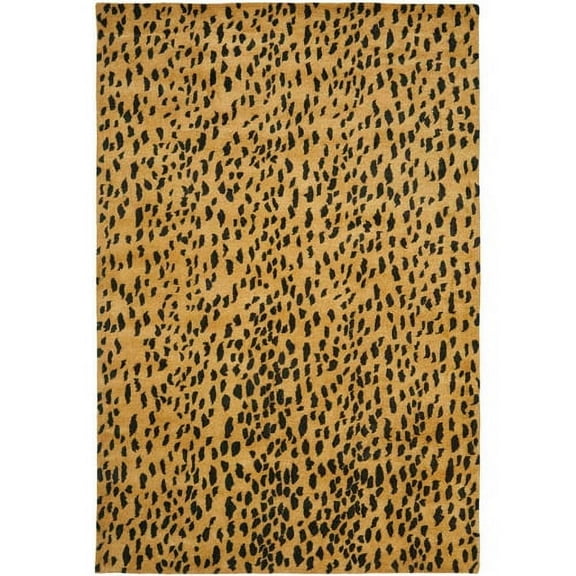 SAFAVIEH Soho Ardi Dotted Wool Area Rug, Beige/Brown, 11' x 15'