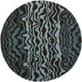 thumbnail image 1 of SAFAVIEH Soho Asa Geometric Wool Area Rug, Blue/Brown, 6' x 6' Round, 1 of 7