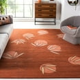 thumbnail image 1 of SAFAVIEH Soho Asher Floral Wool Area Rug, Rust, 6' x 6' Round, 1 of 10